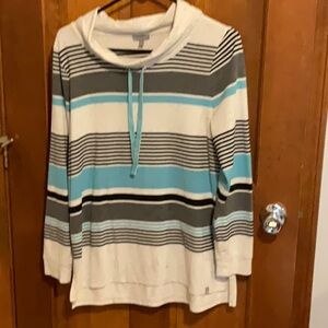 Talbots tunic top size M Gray, Tourquouse